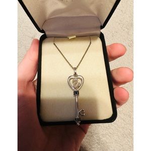 Kay Jewelers open heart key necklace